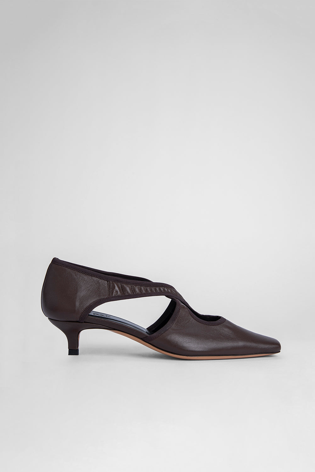 Adele Brown Stretch Leather