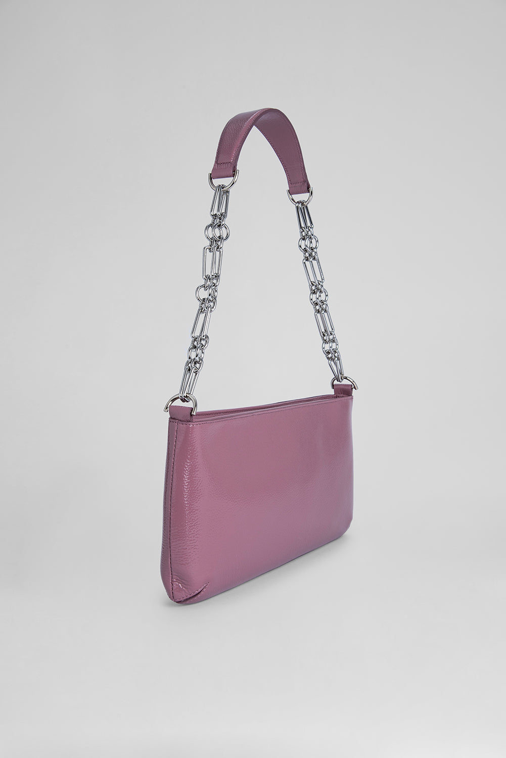 Holly Lavender Gloss Grained Leather